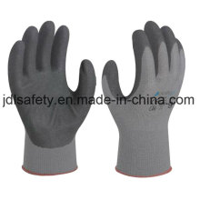 Cotton and Spandex Work Glove with Sandy Nitrile Dipping (N1585)